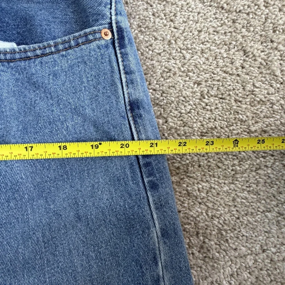 Levis 505 Jeans Mens 38x30 Medium Wash Blue Denim Regular Straight Casual Pants